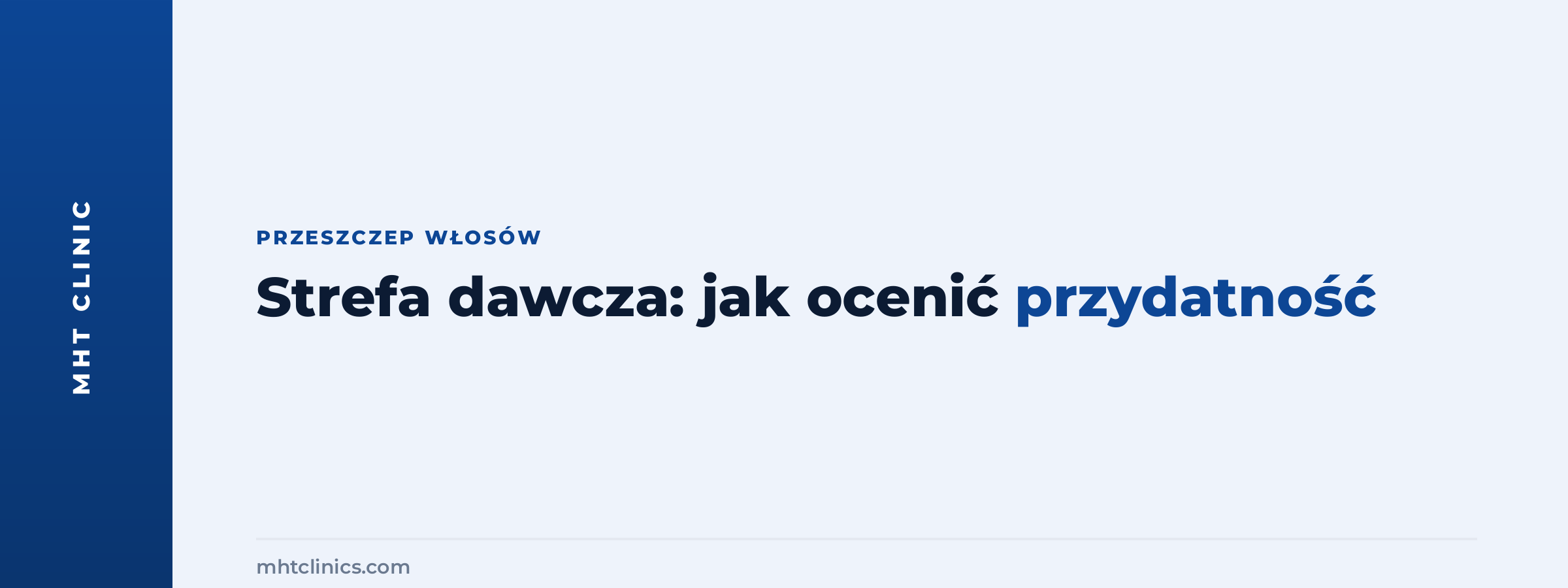 Strefa dawcza: jak ocenić przydatność