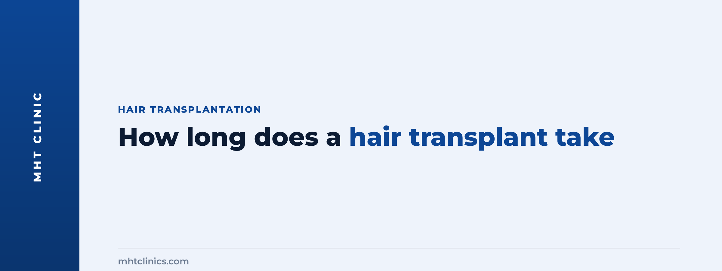 How Long Does a Hair Transplant Take?