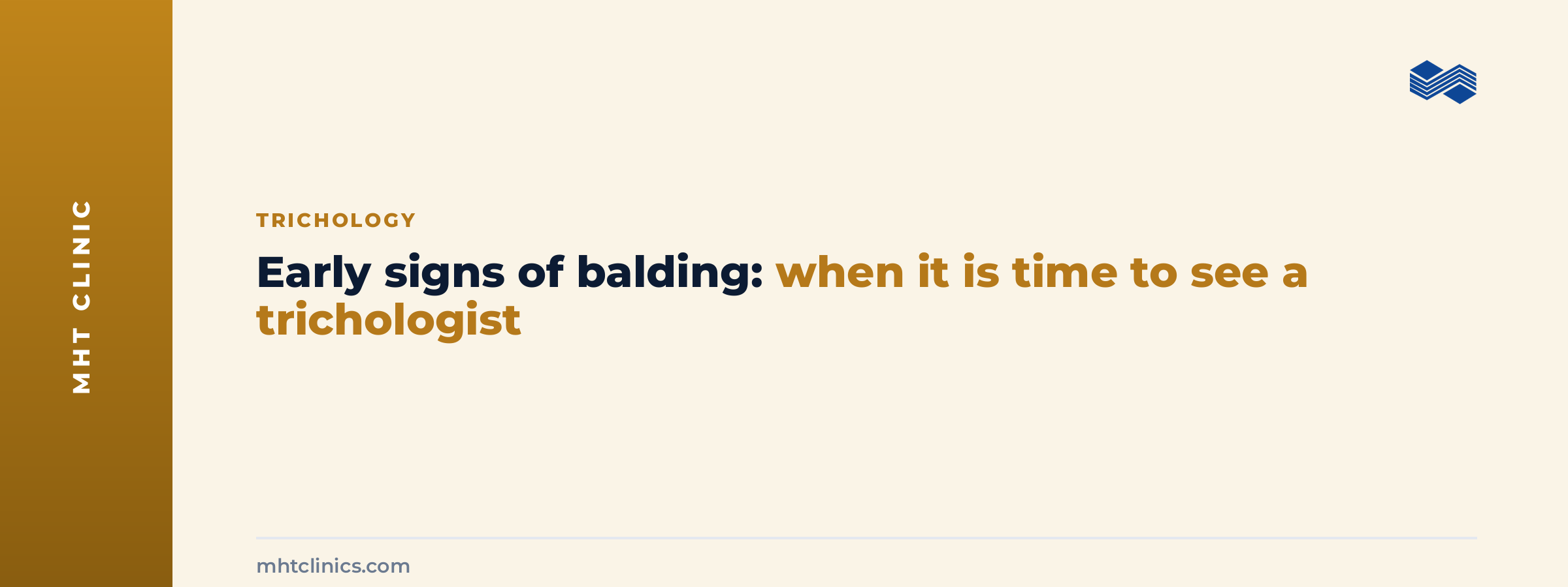 Early signs of balding: when it is time to see a trichologist