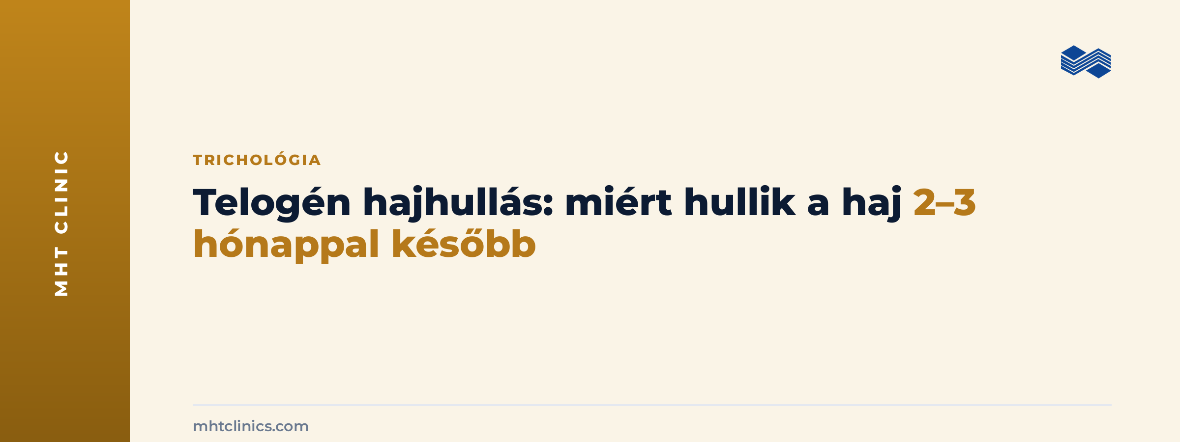 Telogén hajhullás: miért hullik a haj 2–3 hónappal később