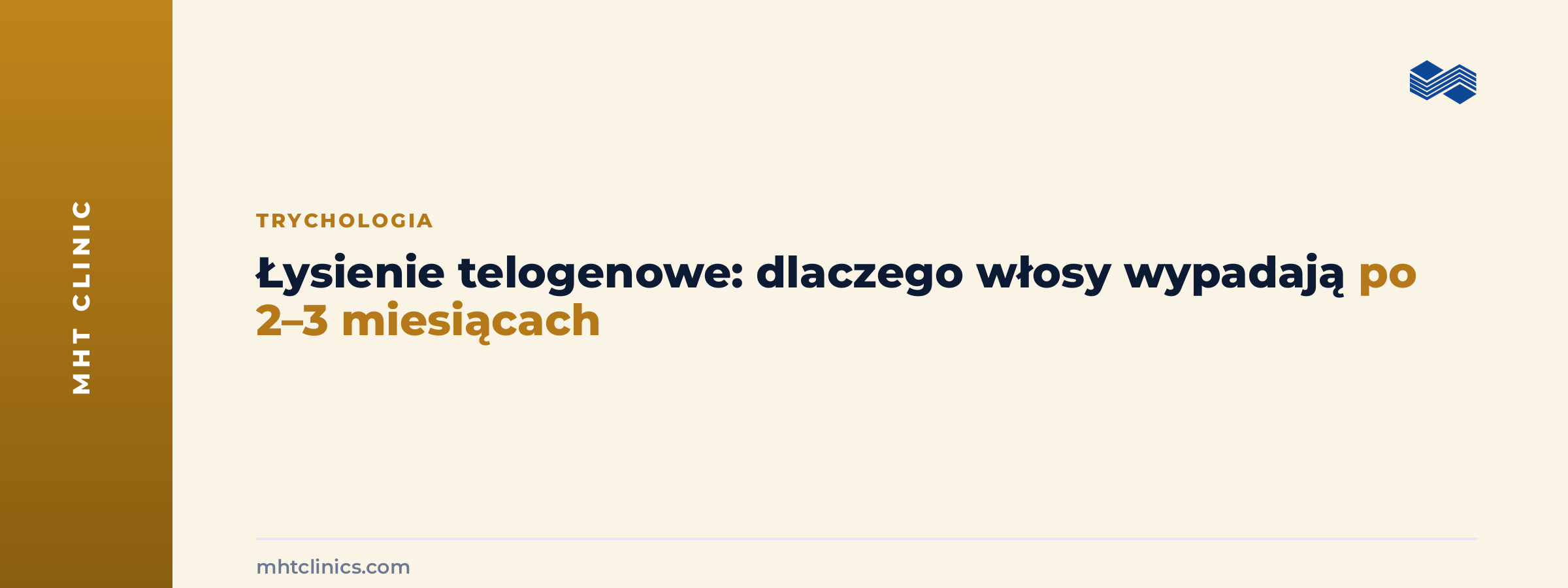 Łysienie telogenowe: dlaczego włosy wypadają po 2–3 miesiącach