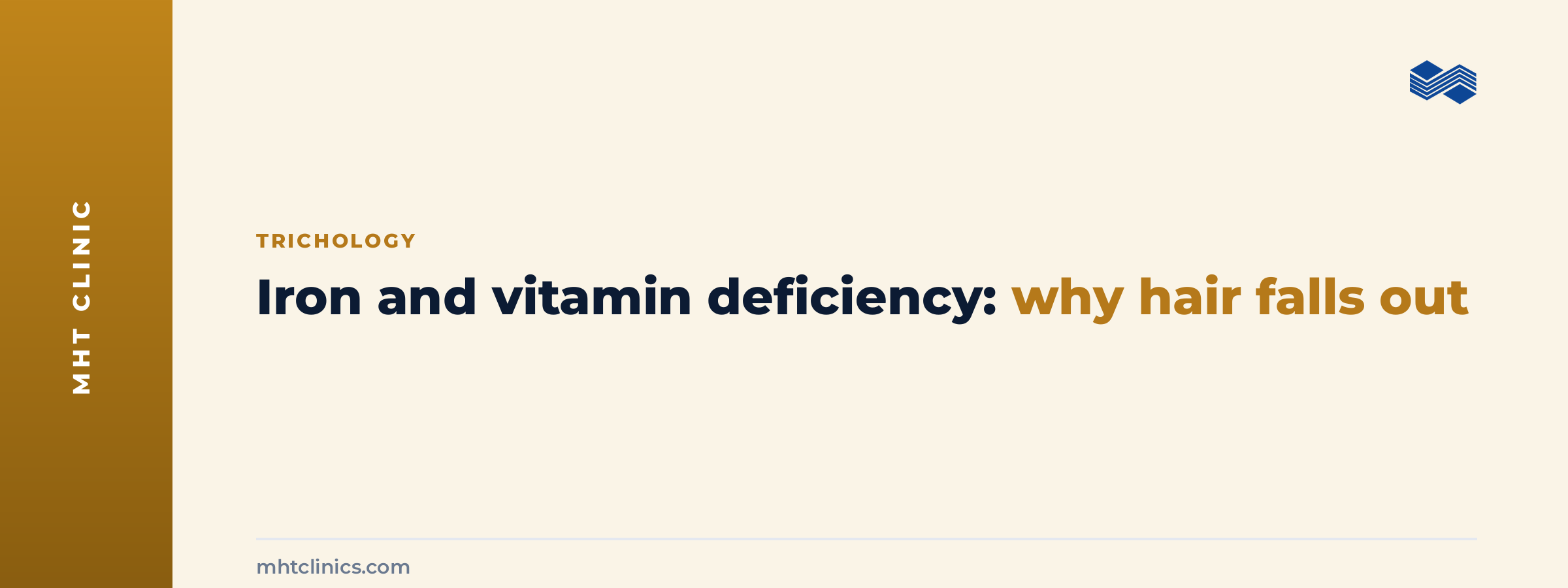 Iron and vitamin deficiency as a cause of hair loss: which tests to take