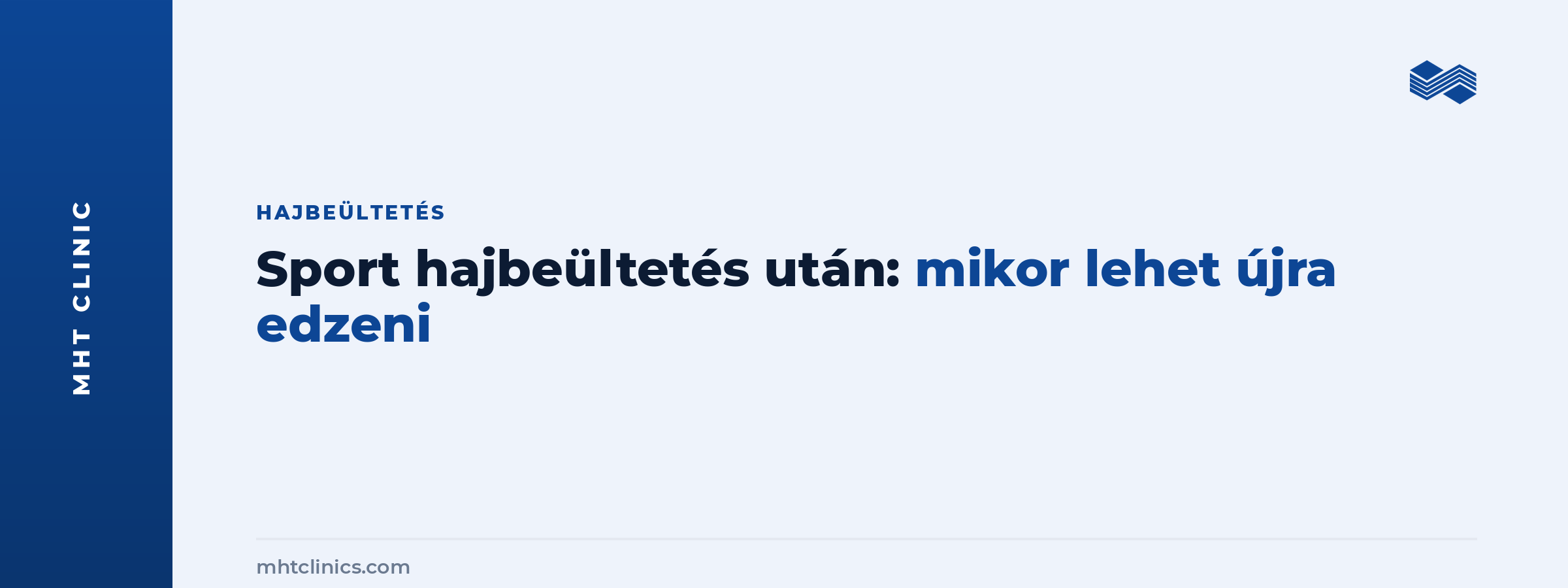 Sport hajbeültetés után: mikor lehet újra edzeni